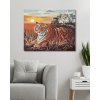 Diamantové maľovanie - TIGER A ZÁPAD SLNKA NA SAVANE (D. RUSTY RUST)