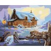 Diamantové maľovanie - MÝVAL A DOM V ZIME (D. RUSTY RUST)