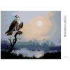 Diamantové maľovanie - OROL NA KONÁRI A SLNKO (D. RUSTY RUST)