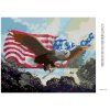 Diamantové maľovanie - OROL S VLAJKOU USA (D. RUSTY RUST)