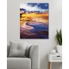 Diamantové maľovanie - ZÁPAD SLNKA NA BREHU PLÁŽE