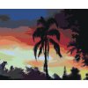 Diamantové maľovanie - PALMA A ZÁPAD SLNKA (D. RUSTY RUST)