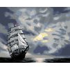 Diamantové maľovanie - PLACHETNICA PLÁVAJÚCA PO MORI PO SÚMRAKU (D. RUSTY RUST)