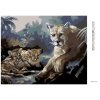 Diamantové maľovanie - PUMA S MLÁĎATAMI (D. RUSTY RUST)