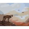 Diamantové maľovanie - PUMA, VTÁKY A ZÁPAD SLNKA (D. RUSTY RUST)