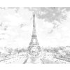 Bodkovanie - EIFFELOVA VEŽA A MODRÉ NEBO II