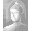 Bodkovanie - BUDDHA NA ČERVENOM POZADÍ