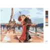 Maľovanie podľa čísel - MILENCI PRED EIFFELOVKOU