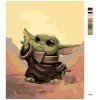 Maľovanie podľa čísel - BABY YODA