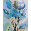 Maľovanie podľa čísel - ABSTRAKCIE MODRÝCH KVETÍN