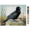 Maľovanie podľa čísel - HAVRAN A KÁVA (HOLLY SIMENTAL)