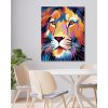 Maľovanie podľa čísel - FAREBNÝ LEV