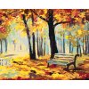 Maľovanie podľa čísel - LAVIČKA V PARKU
