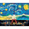 Maľovanie podľa čísel - EIFFELOVA VEŽA PODĽA VINCENTA VAN GOGHA