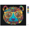 Maľovanie podľa čísel - PANDA S OKULIARMI