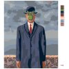 Maľovanie podľa čísel - SYN ČLOVEKA (RENÉ MAGRITTE)