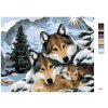Maľovanie podľa čísel - VLCI A ZIMNÁ KRAJINA (HOWARD ROBINSON)