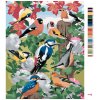 Maľovanie podľa čísel - VTÁKY A BIELE KVETY (HOWARD ROBINSON)