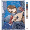 Maľovanie podľa čísel - ANJEL HRAJÚCI NA LÚTE (MELOZZO DA FORLI)