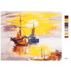 Maľovanie podľa čísel - MAĽOVANÉ LODE A ZÁPAD SLNKA