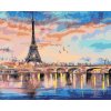 Maľovanie podľa čísel - EIFFELOVA VEŽA A ČERVÁNKY