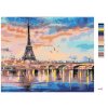 Maľovanie podľa čísel - EIFFELOVA VEŽA A ČERVÁNKY