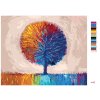 Maľovanie podľa čísel - FAREBNÝ STROM