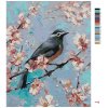 Maľovanie podľa čísel - VTÁČIK NA ČEREŠNI