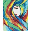 Maľovanie podľa čísel - ŽENA A FAREBNÁ ABSTRAKCIA