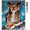 Maľovanie podľa čísel - SOVA V LESE