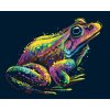 Maľovanie podľa čísel - FAREBNÁ ŽABA