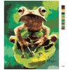 Maľovanie podľa čísel - ŽABA V LESE