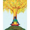Maľovanie podľa čísel - JÓGA POD STROMOM