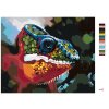 Maľovanie podľa čísel - ABSTRAKTNÝ FAREBNÝ CHAMELEÓN
