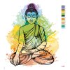 Maľovanie podľa čísel - FAREBNÝ BUDDHA