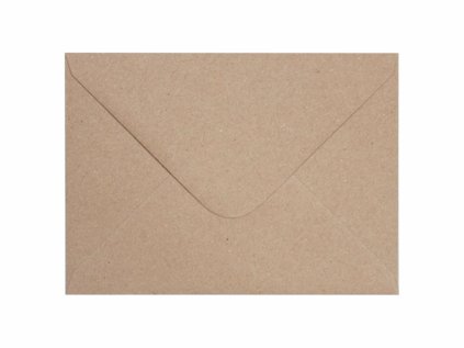 obalka farebna rustikal kraft recyklovana C6