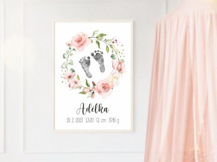 plagat s udajmi o narodeni pre deti rosie zuza design