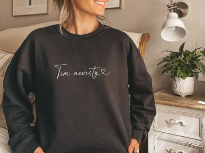 nazahlovaci napis tim nevesty heart