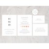 svatebni oznameni minimalistic no.145 detail