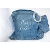 Nažehlovací nápis na jeansovou bundu Mrs.