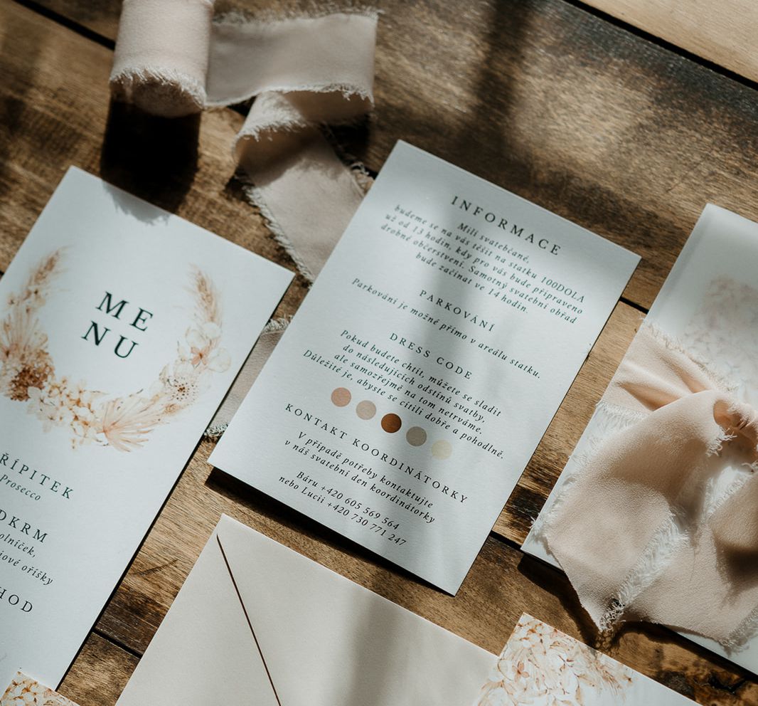 Informace pro svatební hosty: Vše, co potřebují vědět o vaší svatbě