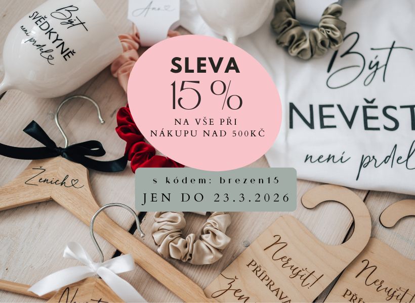 Sleva 15 % na vše