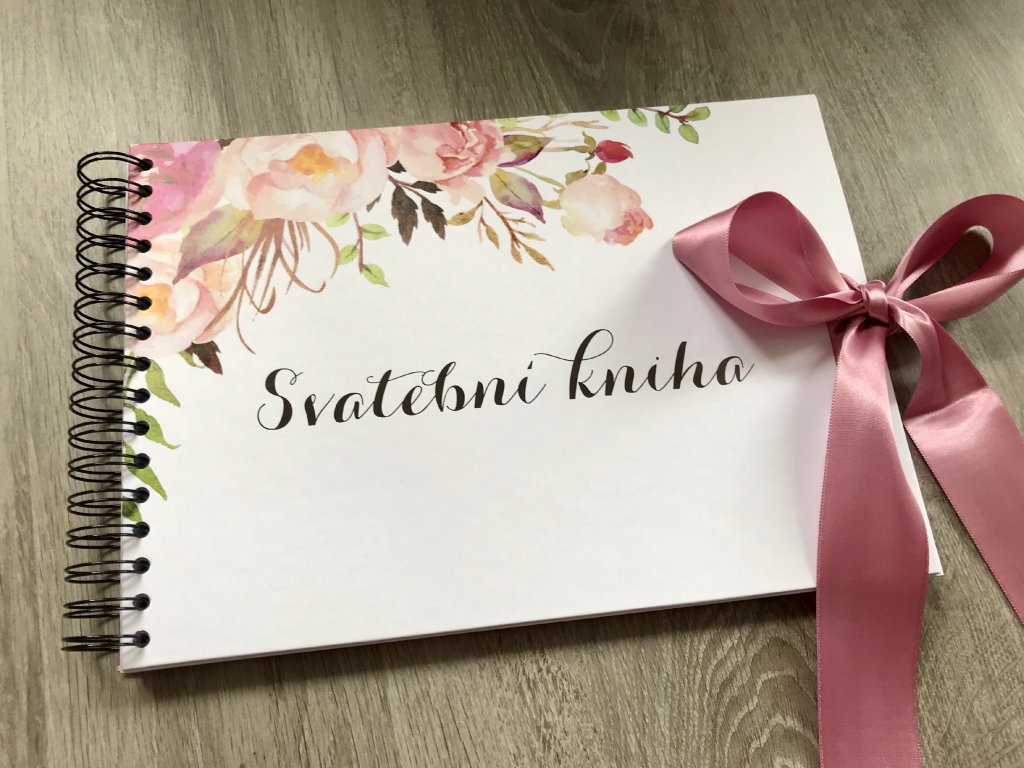 Svatební kniha Hostů - boho