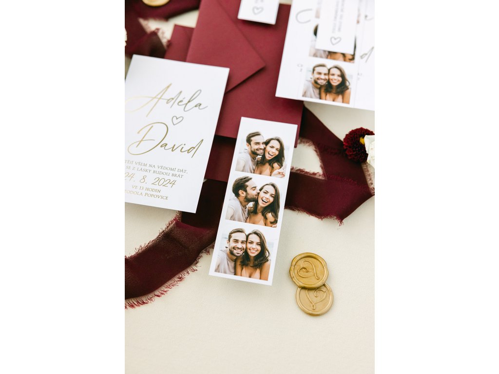 Zuzadesign Svatební oznámení no.125 Varianty produktu: Kartička svatební dary