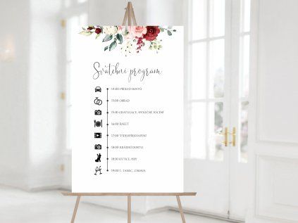 svatebni program s piktogramy no.146
