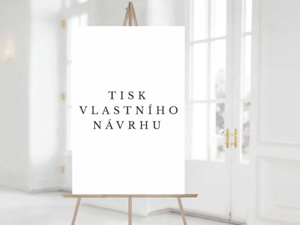 svatebni plakat tisk vlastniho navrhu