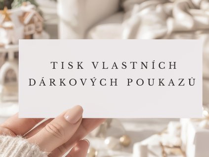 tisk darkovych poukazu vlastni navrh