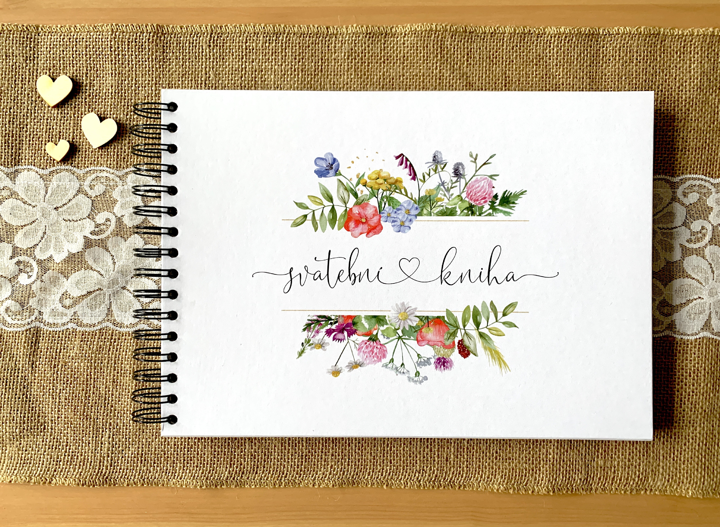 Zuzadesign Svatební kniha Hostů - no.134