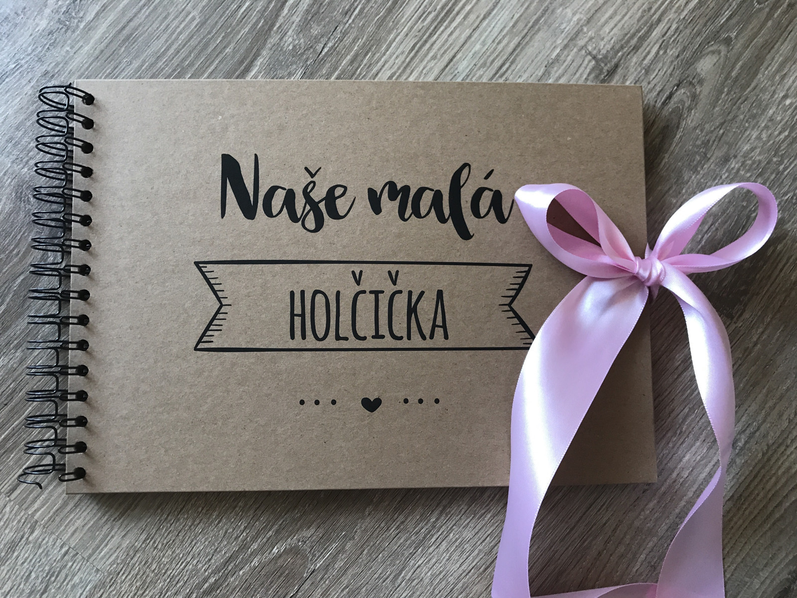 Zuzadesign Album pro miminko - rustic - holčička