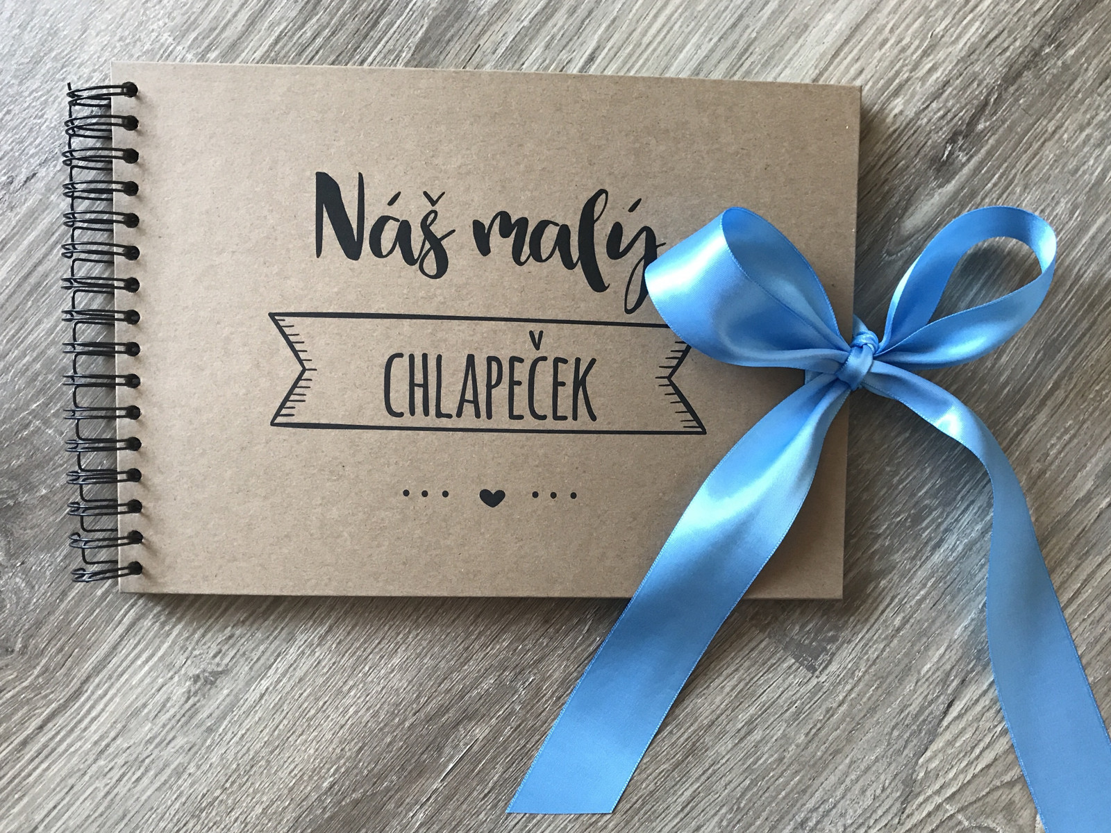 Zuzadesign Album pro miminko - rustic - chlapeček